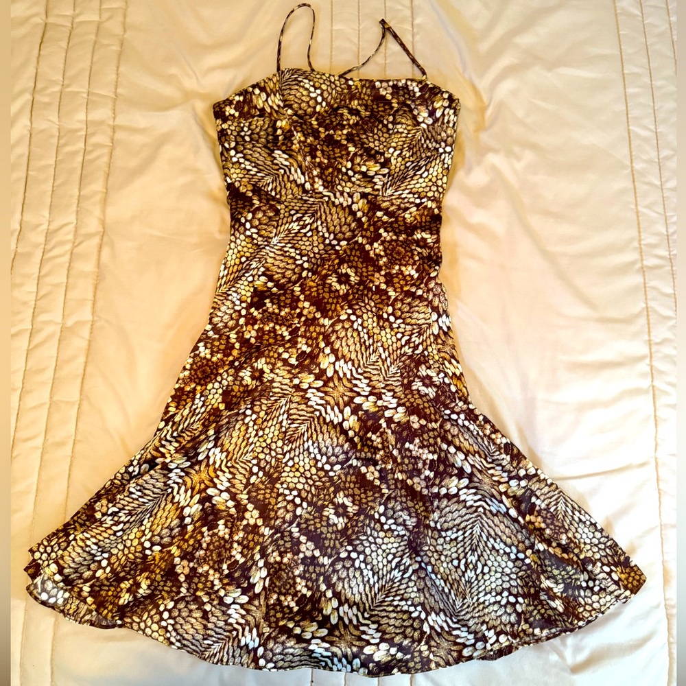 Just Cavalli Midi Dress-ALTERED - SEE MEASUREMENTS AND DESCRIPTION - Picture 1 of 13